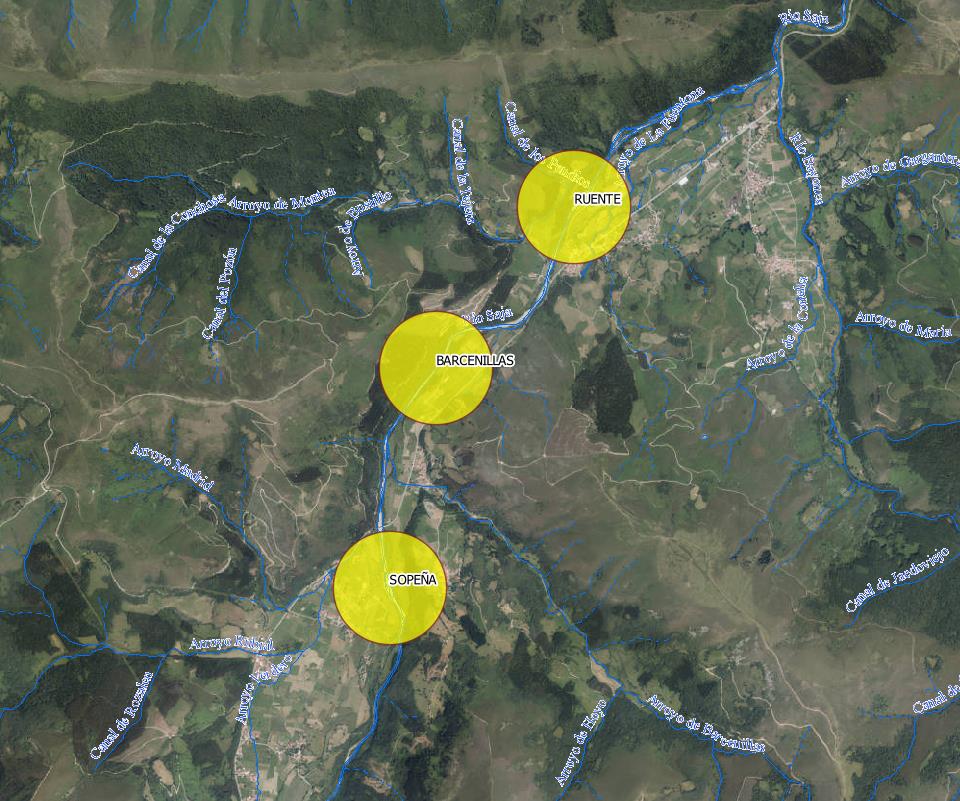 Localización de las actuaciones