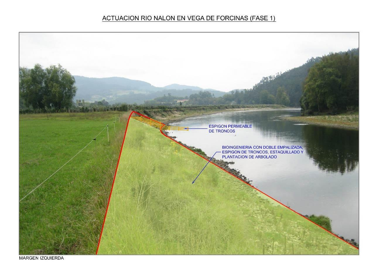 Actuacion rio Nalón en Vega  de Forcinas (fase 1)