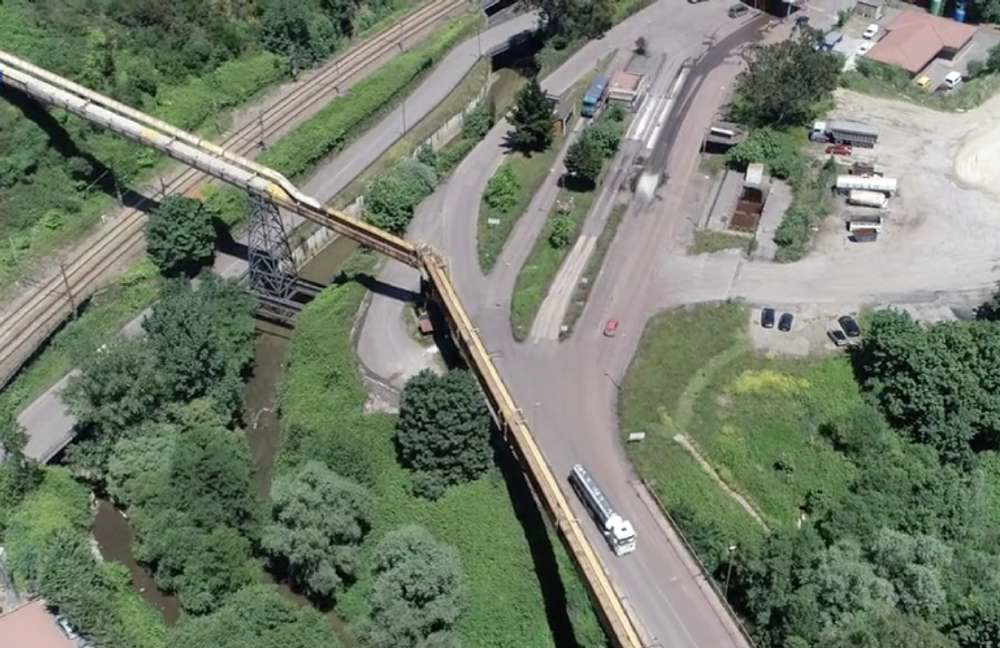 Imagen Impactos en el río Aboño. Presencia de grandes infraestructuras
