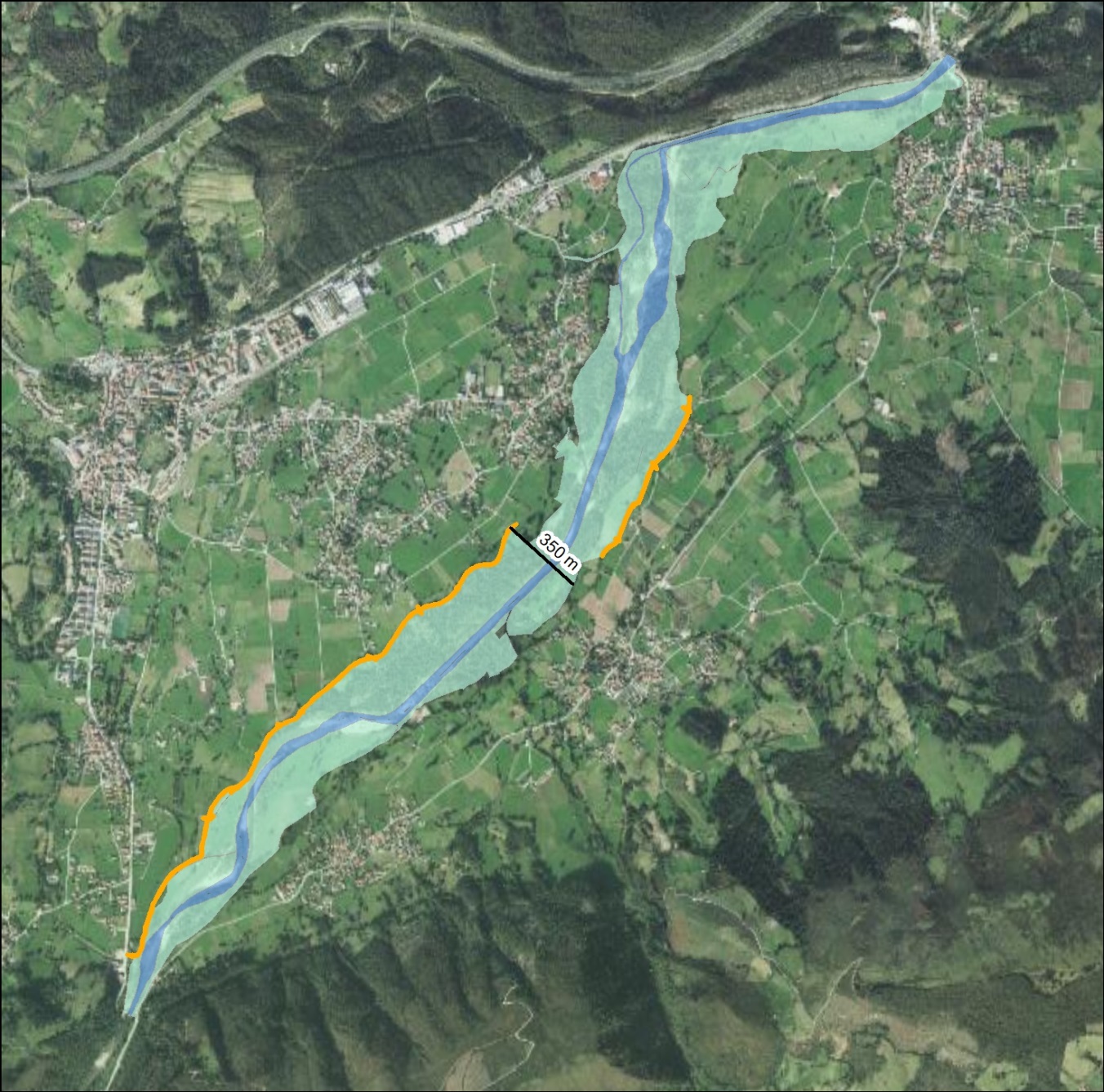 Imagen Espacio fluvial público delimitado