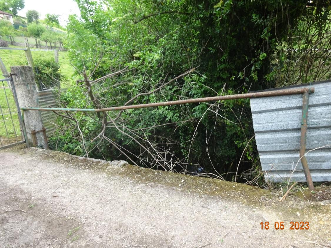 Imagen Situación antes los trabajos en el Veranes en Sotiello