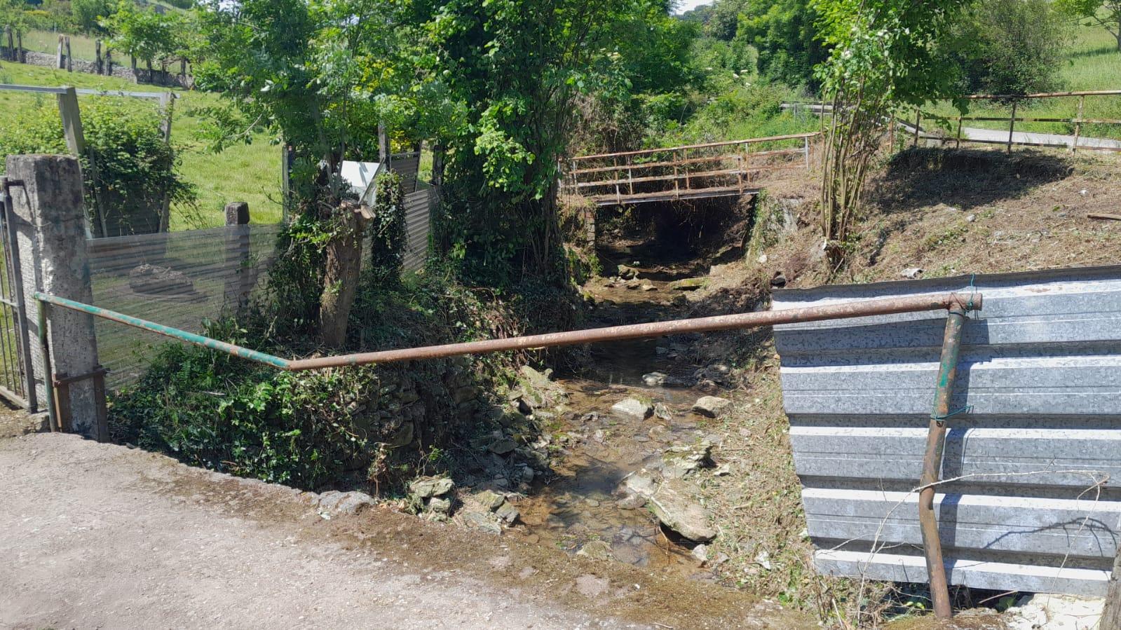 Imagen Situación después de los trabajos en el Veranes en Sotiello