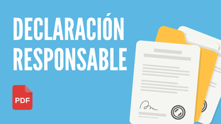 Tríptico declaración responsable