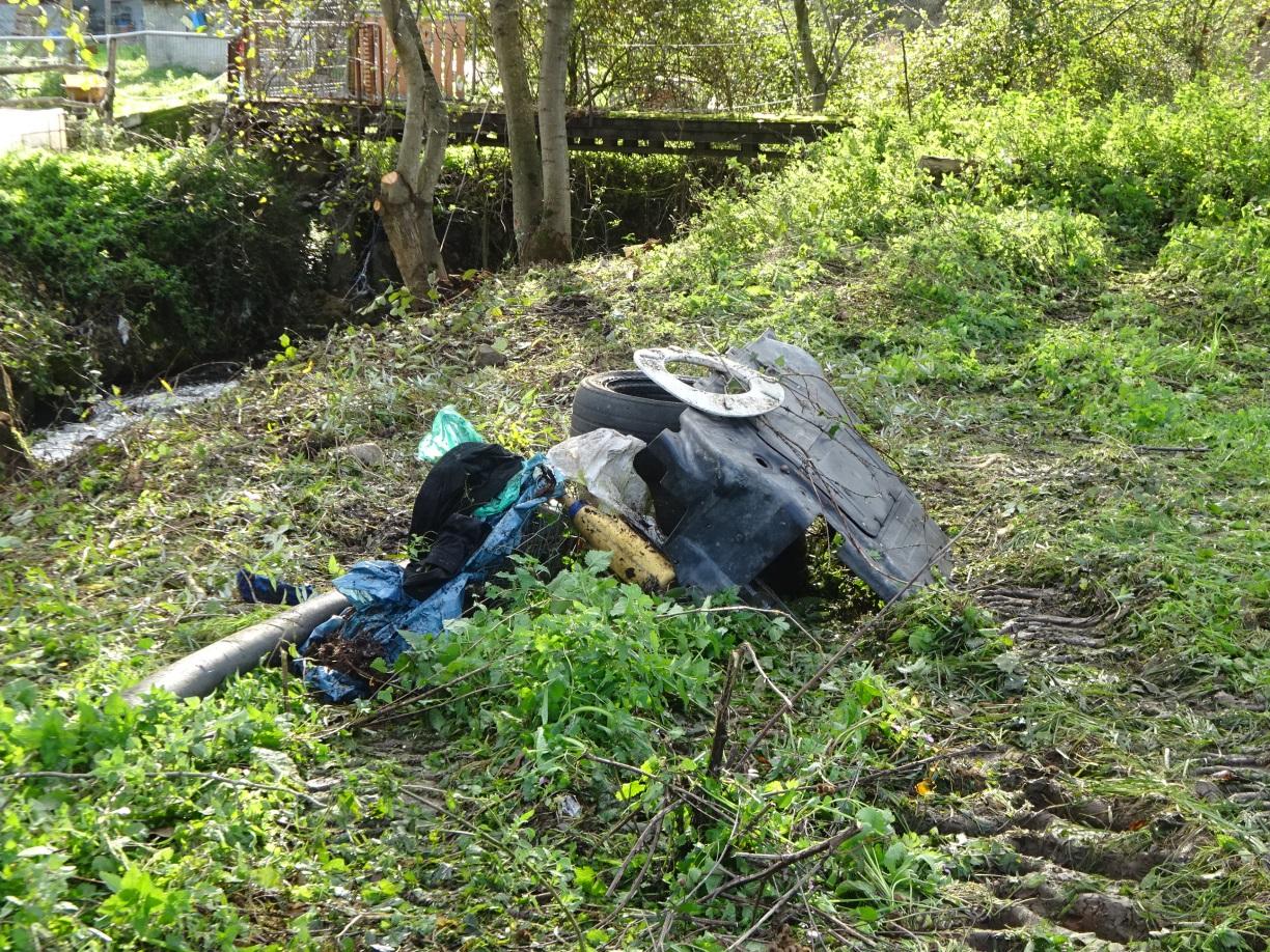 Imagen Restos antrópicos hallados en la zona de actuación