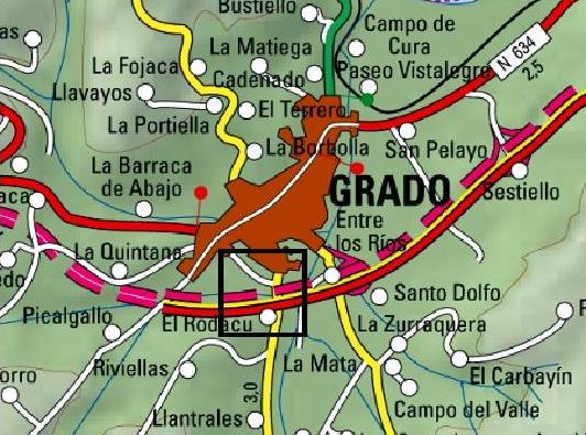 Imagen Ubicación de la zona de actuación en el río Moutas
