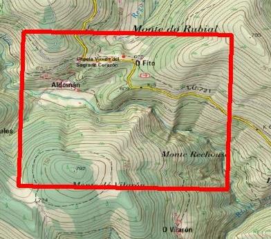Imagen Localización de las actuaciones en el río Porteliña