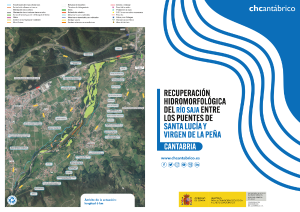 Díptico río Saja en Cabezón de la Sal