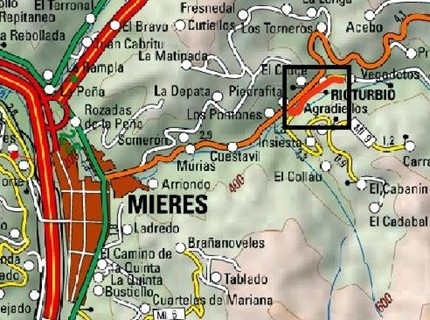 Imagen Localización de la actuación en el río San Juan en Rioturbio