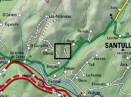 Imagen Localización de las actuaciones en el arroyo Bolgues en Acineres