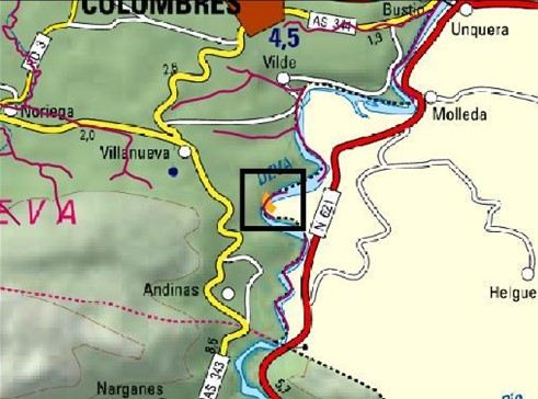 Imagen Localización de la actuación del río Deva en La Haya