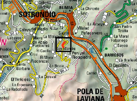 Imagen Localización de las actuaciones en el reguero San Mamés