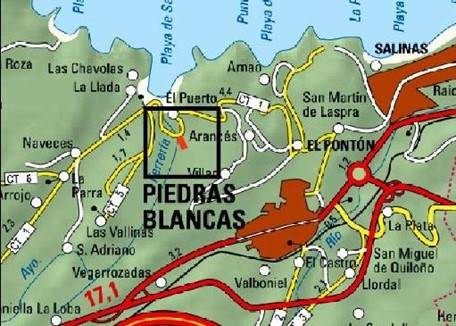 Imagen Localización de las actuaciones en el río Ferrería en Santa María del Mar