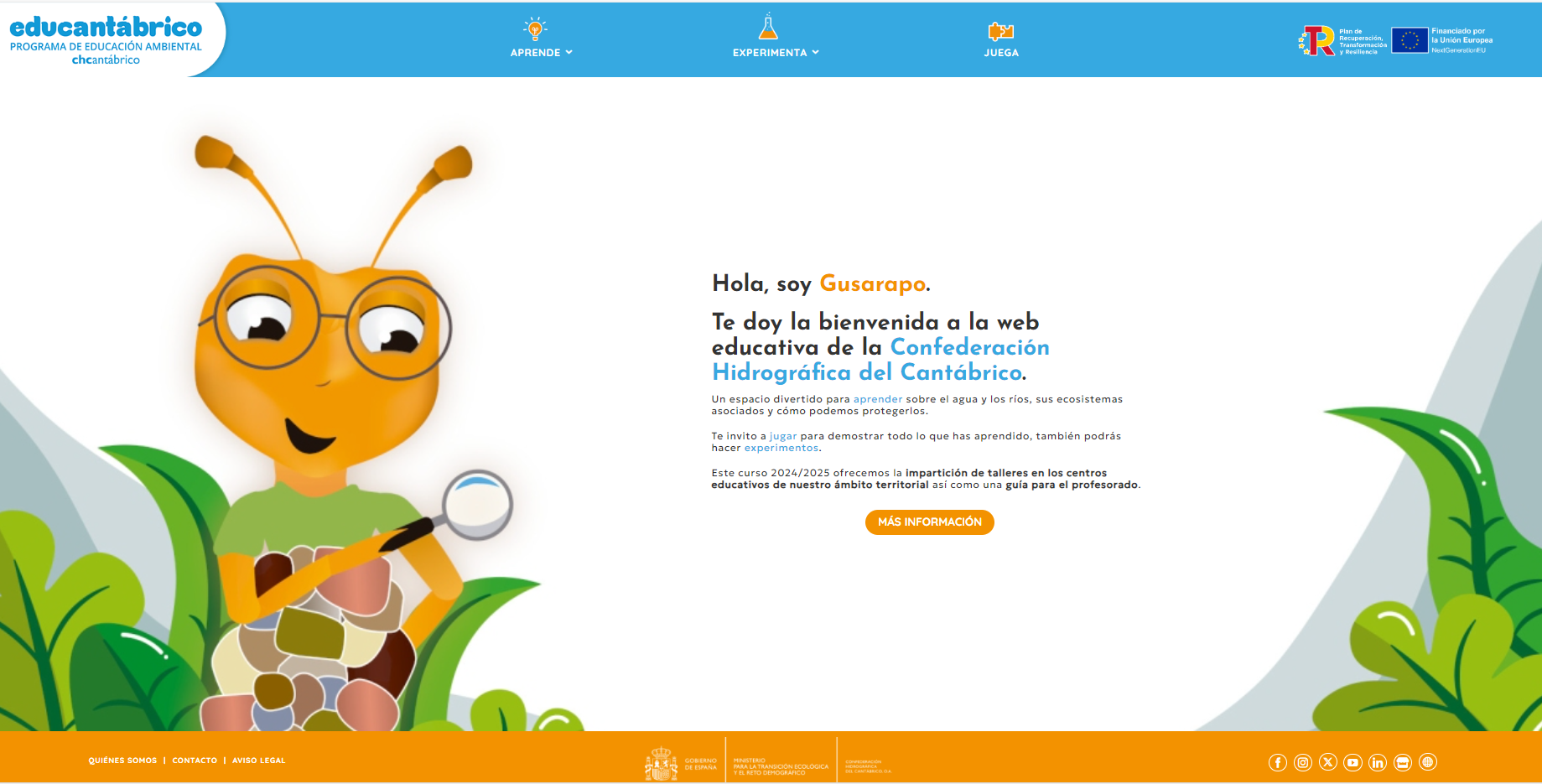Portal web www.educantabrico.es