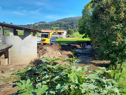 Imagen Trabajos de estabilización del talud de la margen derecha