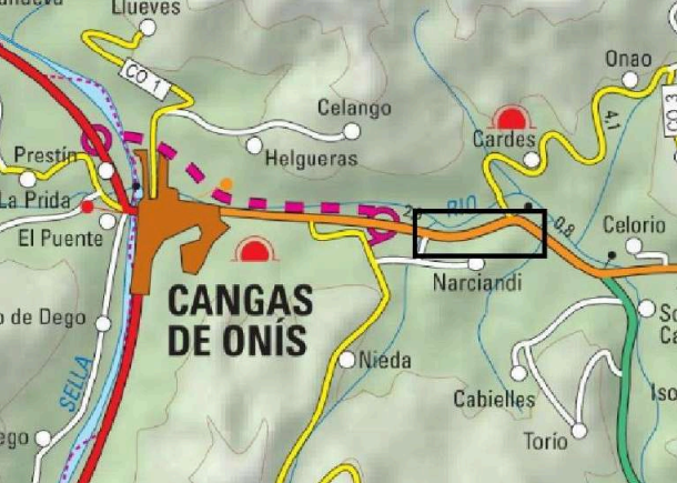 Imagen Localización de actuación en el río Güeña en Susierra