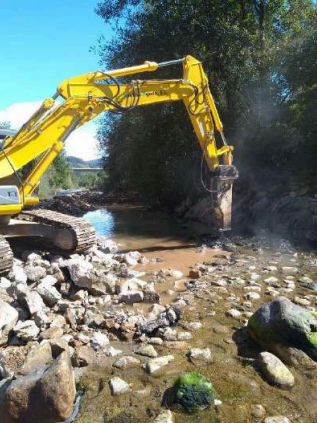 Imagen Durante los trabajos de demolición previa a la mejora de la infraestructura