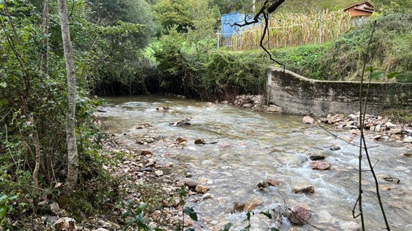 Imagen Azud del molino de Sellaño después de la demolición