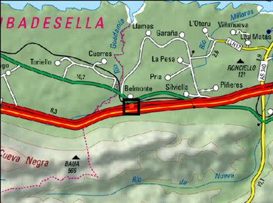 Imagen Localización de las actuaciones en el arroyo innominado de Belmonte