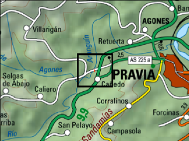 Imagen Localización de actuación en el río Aranguín en La Pedrera