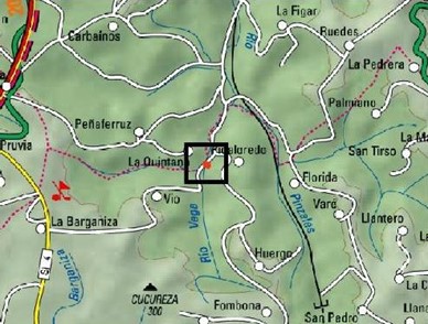 Imagen Localización de la actuación en el río Vega en Peñaferruz