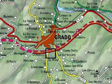 Imagen Localización de la actuación en el arroyo San Martín en La Mata