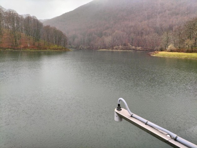 Imagen Estación en el embalse de Leurtza Superior, en el municipio de Beintza-Labaien (Navarra)