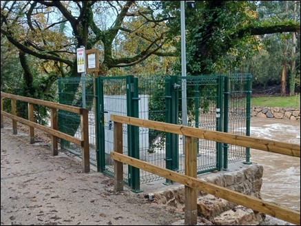 Imagen Nueva estación de aforos en el río Saja