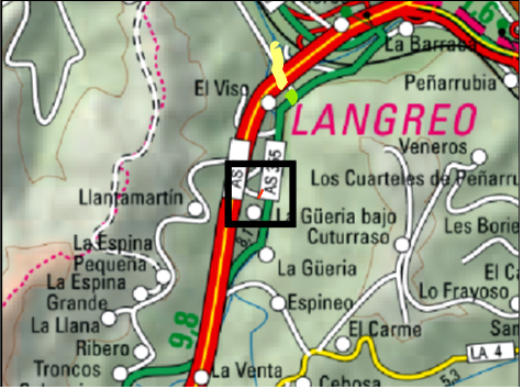 Imagen Localización de la actuación en el arroyo innominado en La Cabaña