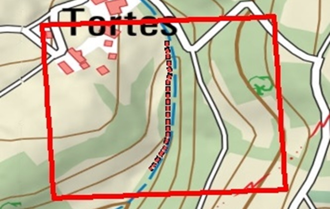 Imagen Localización de la actuación en el Barreiros en Tortes