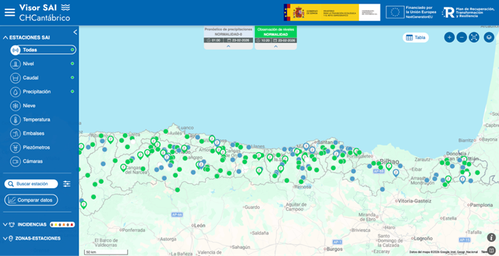 Imagen Visor SAI CH Cantábrico