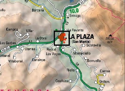 Imagen Localización de la actuación en el río Páramo en San Martín