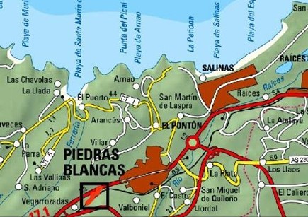 Imagen Localización de la actuación en el arroyo Ferrota en Vegarrozadas