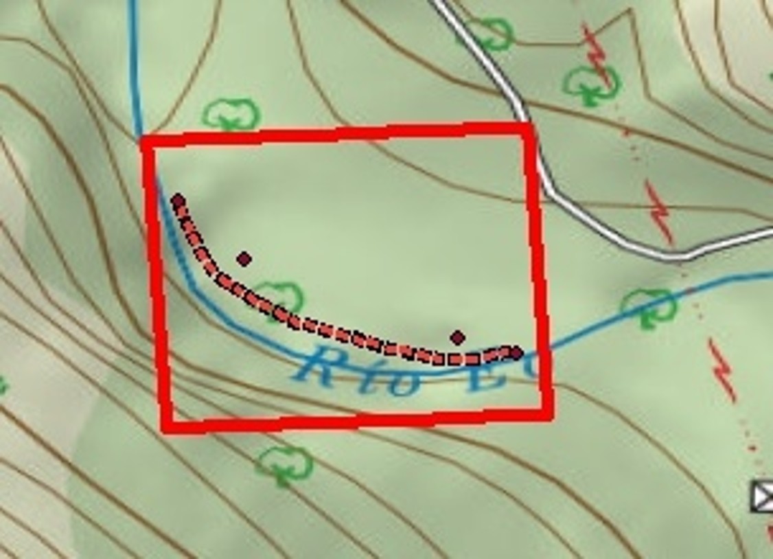 Imagen Localización de la actuación en el río Eo en A Cortevella
