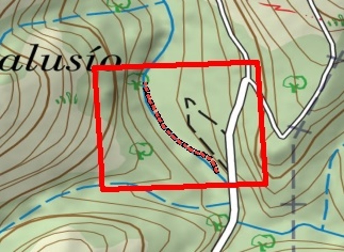 Imagen Localización de la actuación en el río Eo en Silvadrosa