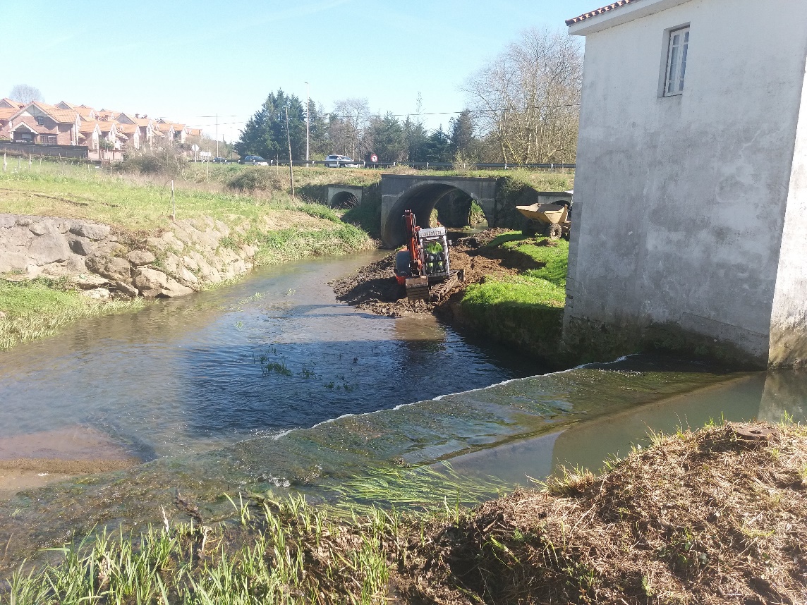 Trabajos en el río Campiazo