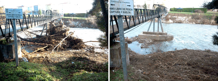 Recuperación Puente la Viesca tras avenida en enero 2019-1