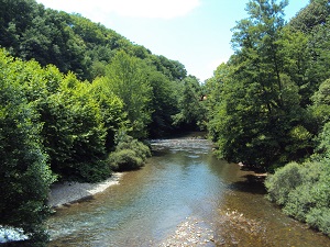 Río Baztan en Bertizarana (Navarra)