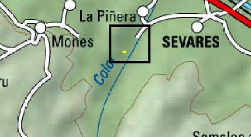Imagen Localización de la actuación en el río Color en el azud de Sevares