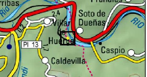 Imagen Localización de la actuación en el río Piloña en Soto de Dueñas