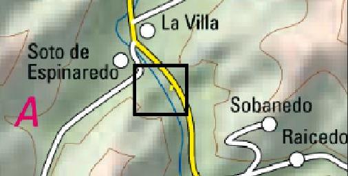 Imagen Localización de la actuación en el rio Espinaredo en el azud de Tabayón