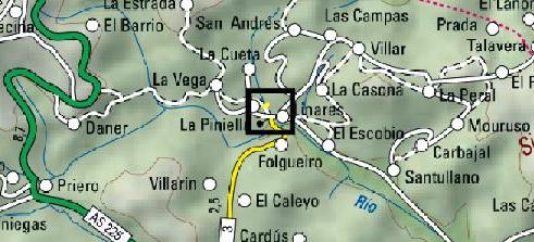 Imagen Localización de la actuación en el arroyo Pastrín en el azud de Linares