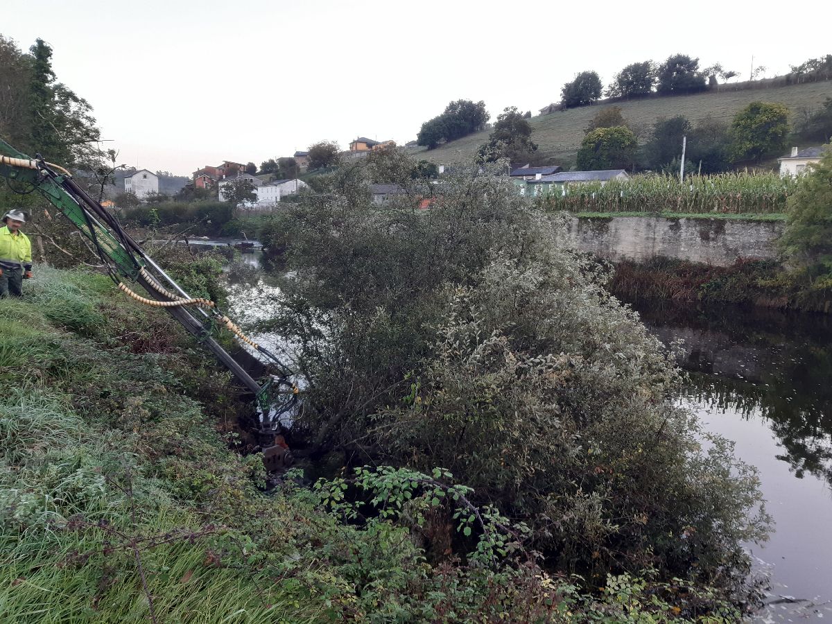Imagen Antes de la actuación en el río Eo en Abres
