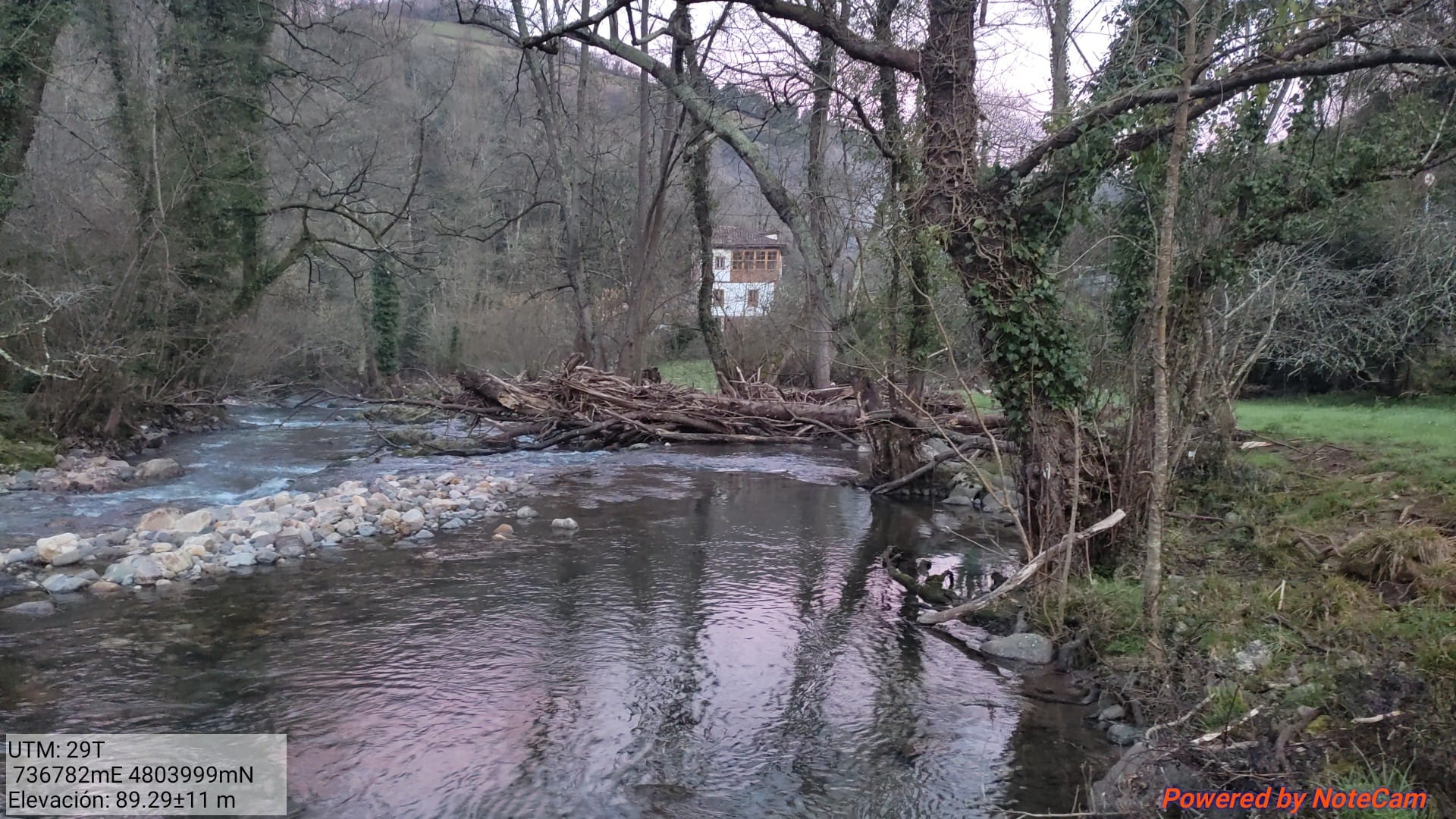 Imagen Antes de la actuación en el río Cubia en Villanueva