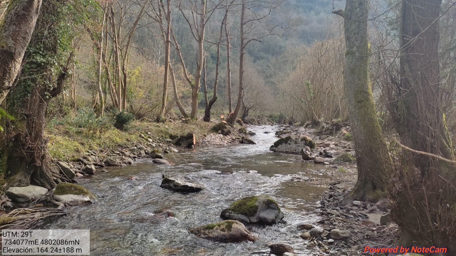Imagen Después de la actuación en el río Cubia en San Pedro