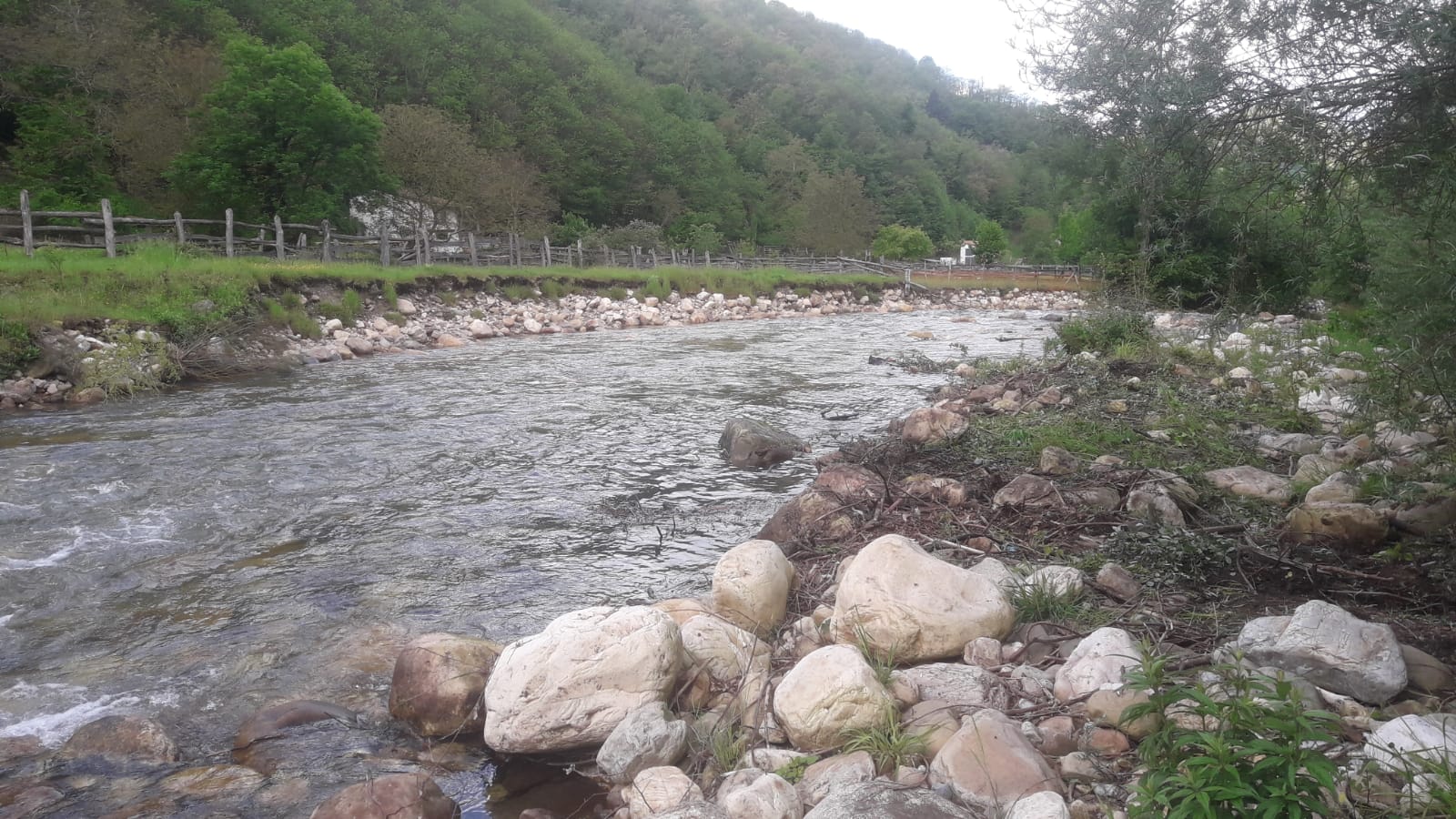 Imagen Después de la actuación en el río San isidro en Llanos
